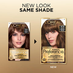 L'Oreal Paris Superior Preference developer crème ensures even coverage during coloring.