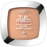 L'Oreal Paris True Match Blush Bare Honey compact demonstrates natural flush for warm undertones