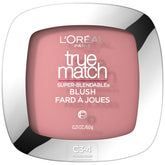L'Oreal Paris True Match Tender Rose compact showing soft powder texture for blending