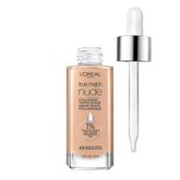 L'Oreal Paris True Match Nude Hyaluronic Serum Foundation bottle for hydrated, radiant skin
