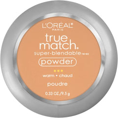 L’Oréal Paris True Match powder compact front view offering natural finish