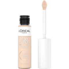 L'Oreal Paris True Match Radiant Serum Concealer bottle close-up for quick brightening