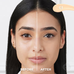 L'Oreal Paris True Match Radiant Serum Concealer flat-tip applicator ready for one-swipe coverage.