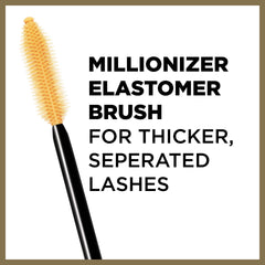L'Oreal Paris Million Lashes Mascara Clean Sweep Wiping System prevents clumps.
