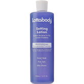 Lottabody Setting Lotion bottle shows glossy shine for sleek, polished hair