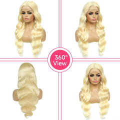 Lotulo 613 body wave wig with natural hairline ready for styling.