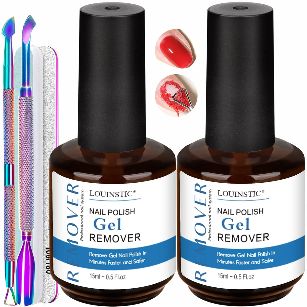 LOUINSTIC gel nail polish remover kit packshot for fast at-home removal.