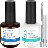 LOUINSTIC gel nail remover kit front view for home salon convenience