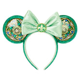 Loungefly Tiana ears with stained glass design, ideal for cosplay and Disney-style outfits.