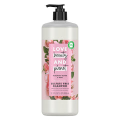 Love Beauty And Planet Blooming Color Shampoo bottle showing color protection benefits