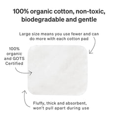 Love Noobs lint-free texture close-up for clean, gentle application.