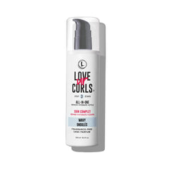 Love Ur Curls fragrance-free all-in-one bottle highlights a lightweight curl cream for defined waves and hydration
