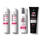 Love Ur Curls Gentle Moisturizing Shampoo in action delivering a smooth cleanse.