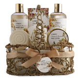 LOVERY Christmas spa gift basket with elegant packaging for a thoughtful self-care moment