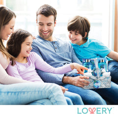 LOVERY Ocean Bliss shower gel bottle, fresh aroma for a relaxing routine.