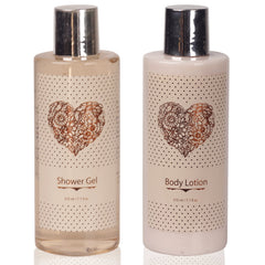 Lovestee Vanilla Spa Body Lotion ready to nourish skin after a shower for soft skin.