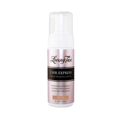 Loving Tan 2 HR Express mousse pour shows fast, even coverage for a natural-looking tan