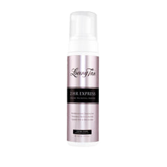 Loving Tan 2HR Express Mousse with application mitt enables precise, streak-free self-tanning.