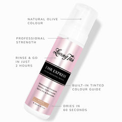 Loving Tan deluxe applicator mitt applies mousse evenly.