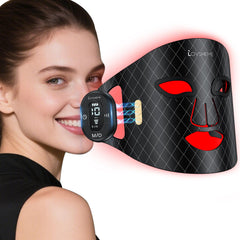 Lovsheme red light mask front view for radiant skin at home