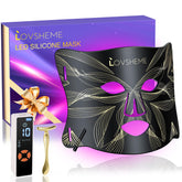 Lovsheme red light therapy mask front view for full-face rejuvenation potential.