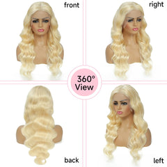 Loyom 613 pre-plucked hairline closeup for a realistic look