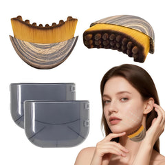 Loyuril lymphatic contour face brush kit 1 shows precise contour fit for facial massage