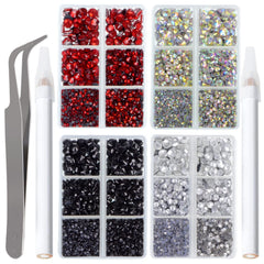LPBeads hotfix rhinestones four-boxes set offers color variety for embellishments.