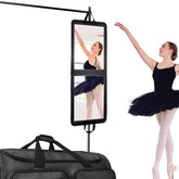 LPHUMEX foldable full-length mirror for camping shows portable dressing solution on the go