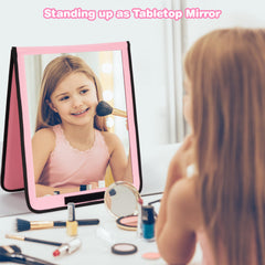 LPHUMEX compact travel mirror fits dance bag for on-the-go rehearsals.