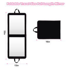 LPHUMEX travel dance full-length mirror helps with quick outfit checks before performances