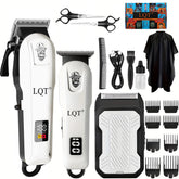 LQT hair clippers main cordless set for versatile at-home barbering and styling