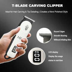 LQT quiet motor close-up emphasizes smooth operation during sensitive grooming sessions