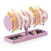 LS Lulu & Summer Headband Holder Organizer purple display shelf showing organized accessories for easy access