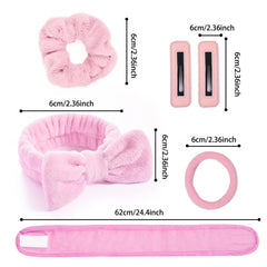 LTHYHJ Spa Gift Set wristbands catch drips and protect arms during washing.