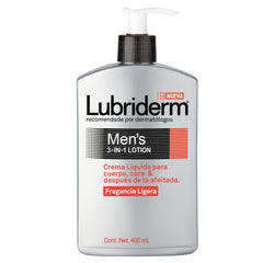 Lubriderm Fragancia Ligera 400 ml bottle—light fragrance and daily moisturizing for skin