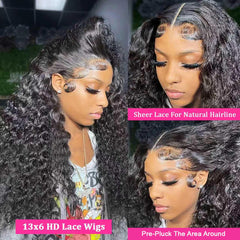 Lucksee 15A raw human hair wig ready for dyeing and styling options.