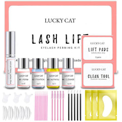 LUCKY CAT Lash Lift Kit packaging signals professional at-home use.