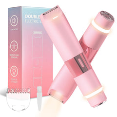 LUDAHOCY bikini trimmer 2in1 heads closeup for precise bikini grooming