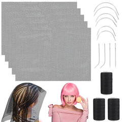 Luinabio 18-pcs wig sewing kit weaving nets for durable hairwork and easy fabrication