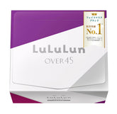 Lululun 32ea over45 mask box demonstrates daily anti-aging care for mature skin.
