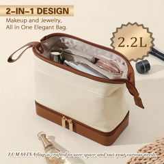 Lumayina mirror inside view helps quick touch-ups on the go.