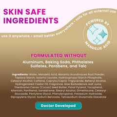 Lume aluminum-free and baking soda-free formula supports gentle daily use