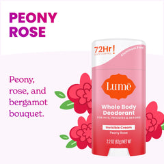 Lume Deodorant Cream Stick underarms application demonstrating quick odor protection.