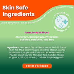 Lume Fresh Alpine packaging showcases aluminum-free formula for skin-friendly odor control.