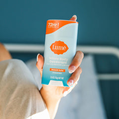 Lume triple-milled unscented soap bar for gentle cleansing
