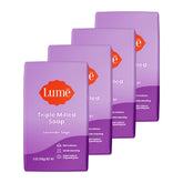 Lume triple milled bar soap packaging with Lavender Sage for gentle cleansing.