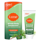 Lume invisible cream tube mini for portable odor control and skin-safe application