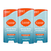 Lume unscented whole body deodorant smooth-stick application for all-day odor control.