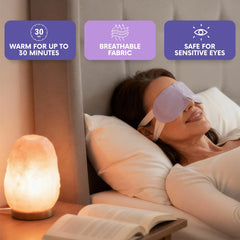 LumiDew steam eye mask travel-necessities highlights compact, travel-ready protection